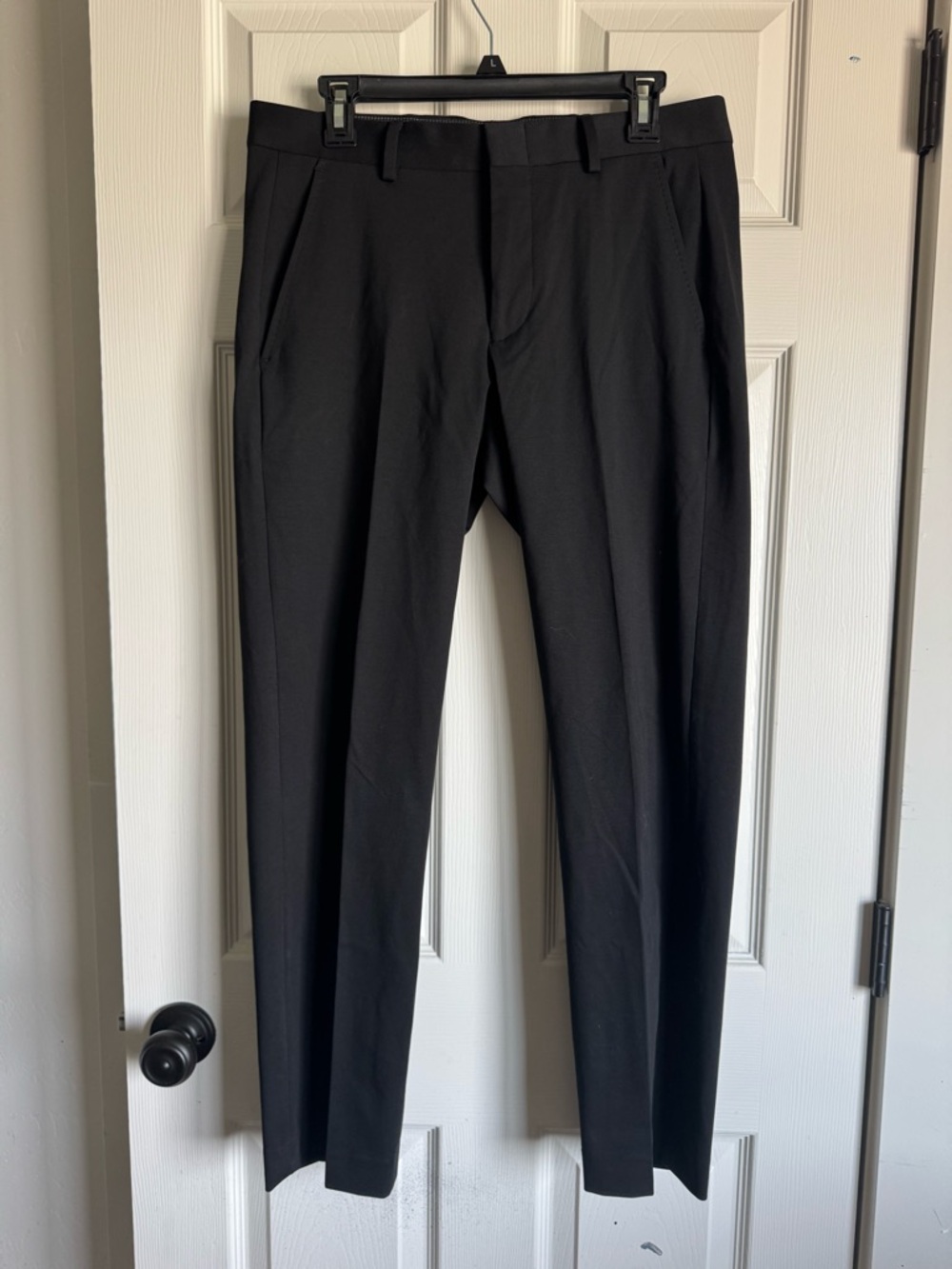 Murano Men's Black Dress Pants-Alex Fit